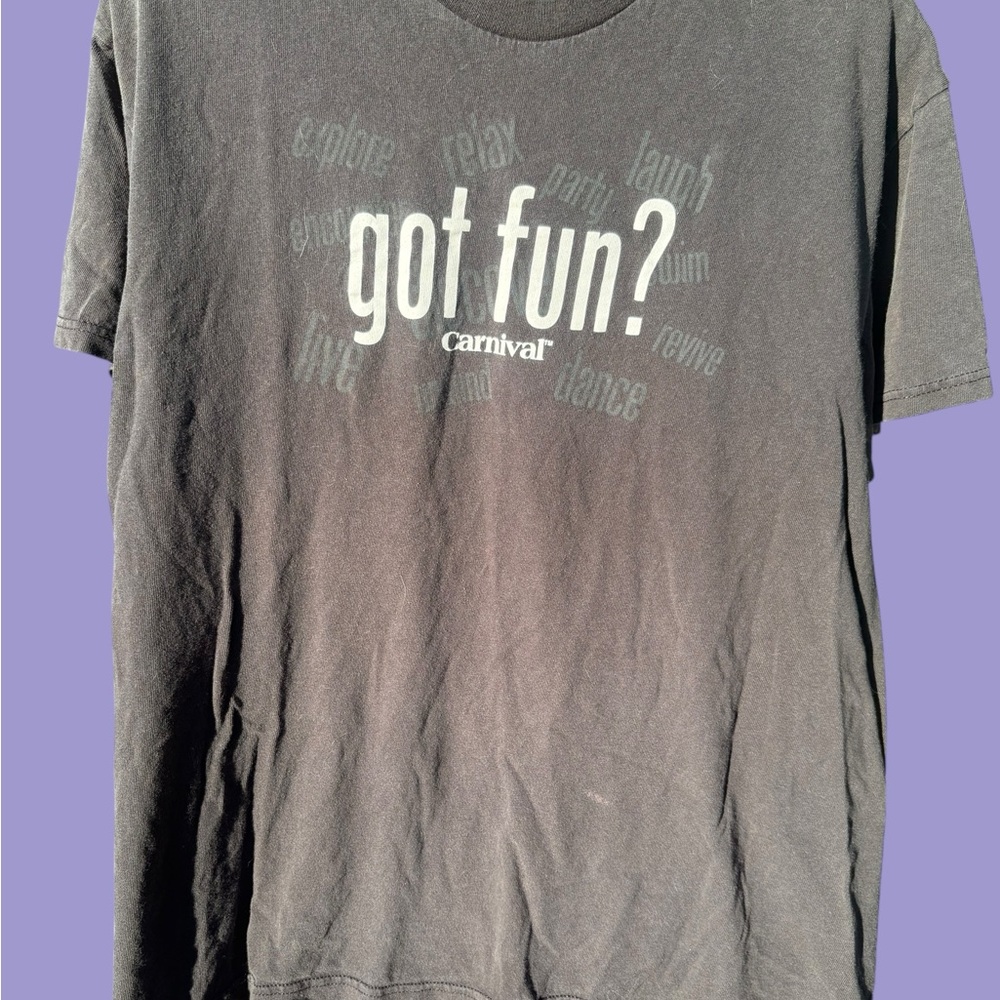 Carnival Black Graphic T-Shirt